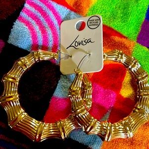 Lovisa Gold Bamboo Earrings